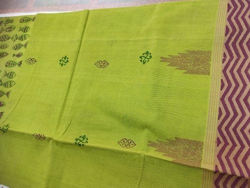 SALEM BLOCK PRINT COTTON SAREES